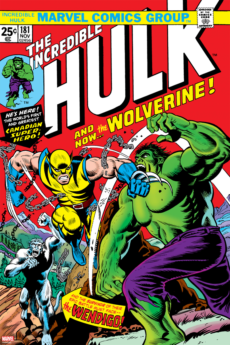 Incredible Hulk #181: Story by Len Wein, art by Herb Trimpe and Jack Abel, cover art by Herb Trimpe. Edition of 125.